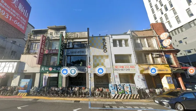 公館商圈羅斯福路上的透店，具備都更改建效益。翻攝googlemap