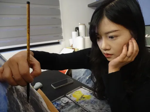女學霸好正！斜槓水彩畫家　鼓勵新住民在台勇敢追夢