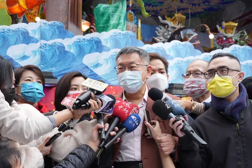 挺郭台铭选总统？　柯文哲「9个字」回应了