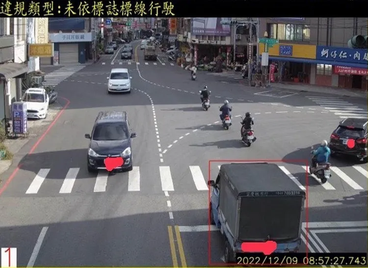 彰化縣設置12處科技執法點。警方提供