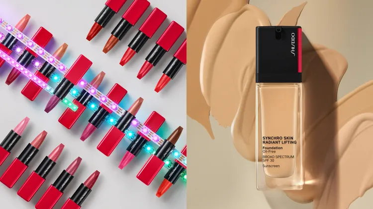 蔡依林在演唱會中使用資生堂超進化光感緊緻粉底（30ml／2100元）和超進化絲絨緞光唇膏（未定價）。品牌提供