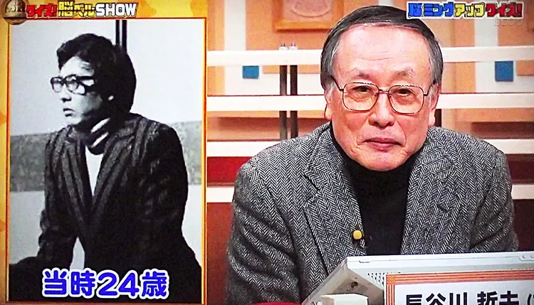 長谷川哲夫2018年曾上電視回憶年輕時的模樣。翻攝TBS