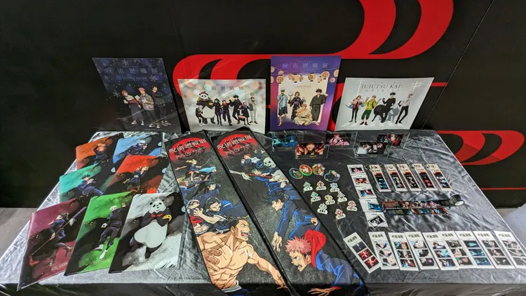 咒術迴戰展有大量周邊商品可以購買。趙世平攝