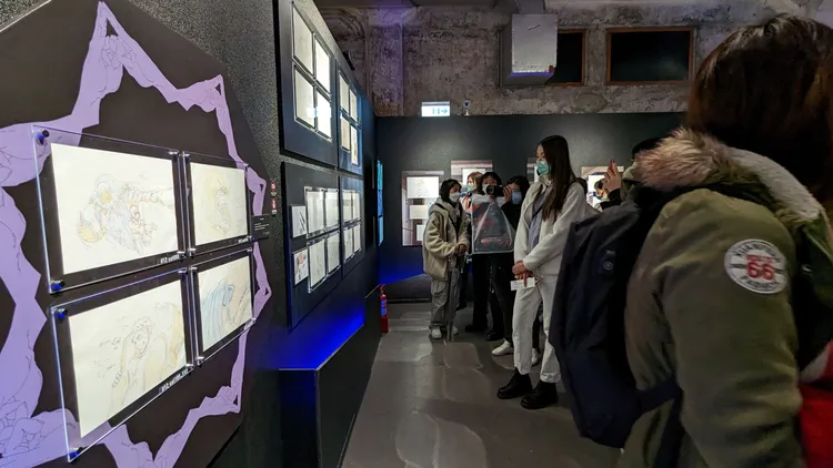 展區有大量手稿，都是很珍貴的收藏。趙世平攝