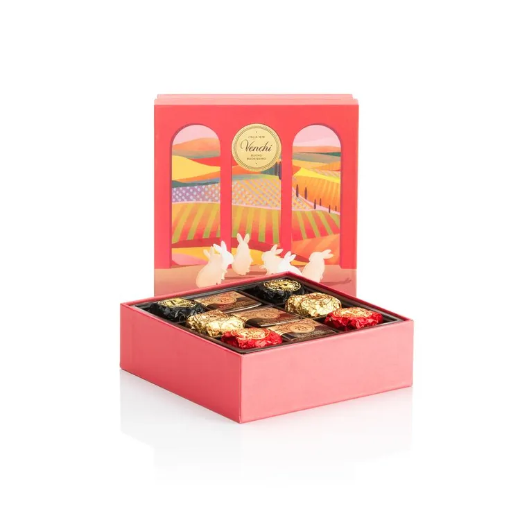 月兔新年巧克力方型禮盒，1180元。品牌提供