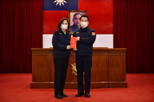 蔡英文出席警政署務會報　持續改善警察執法制度及教育訓練