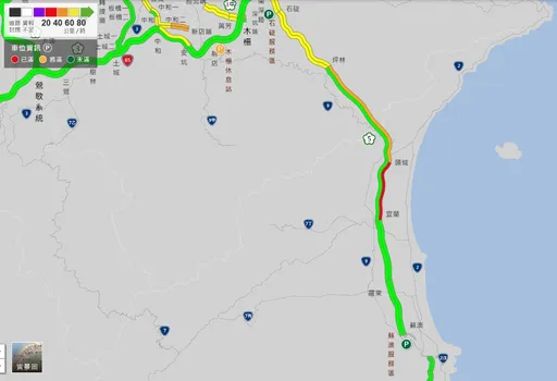 國5北上主線回堵逾4.5公里 車流壅塞持續至今晚8時