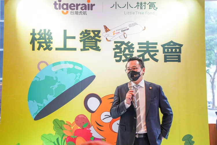 台灣虎航董事長陳漢銘。田欣雲攝