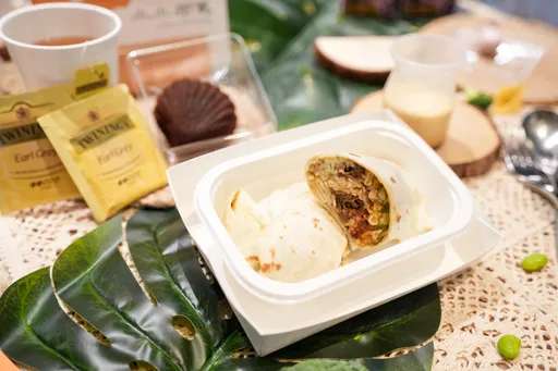 無肉也好吃!米其林綠星美食飛上天 台灣虎航新推蔬食機上餐