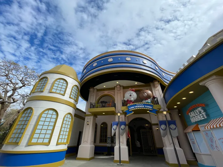 「熊大的麗寶小鎮」位於麗寶樂園「探索世界」園區內佔地700坪。黃盈甄攝