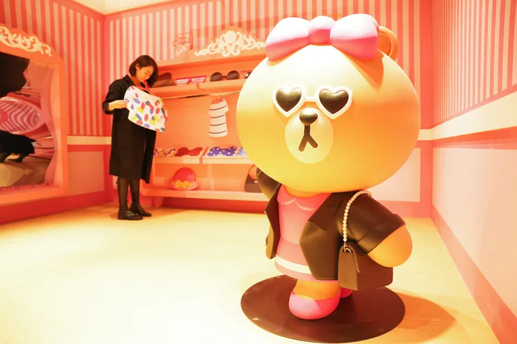 超萌互動打卡區絕對讓粉絲拍到欲罷不能。黃盈甄攝