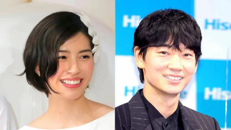 綾野剛（右圖）和小13歲女星佐久間由衣閃婚。