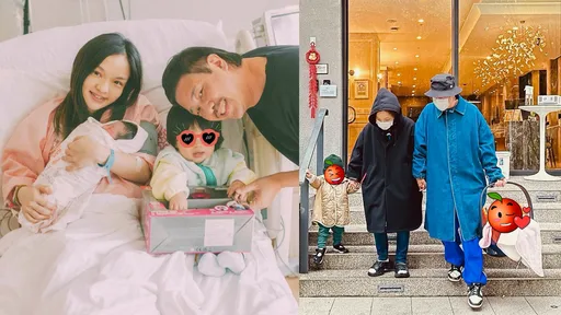 徐佳瑩初三帶愛女坐月子出關 比爾賈牽牢牢一家四口曬幸福