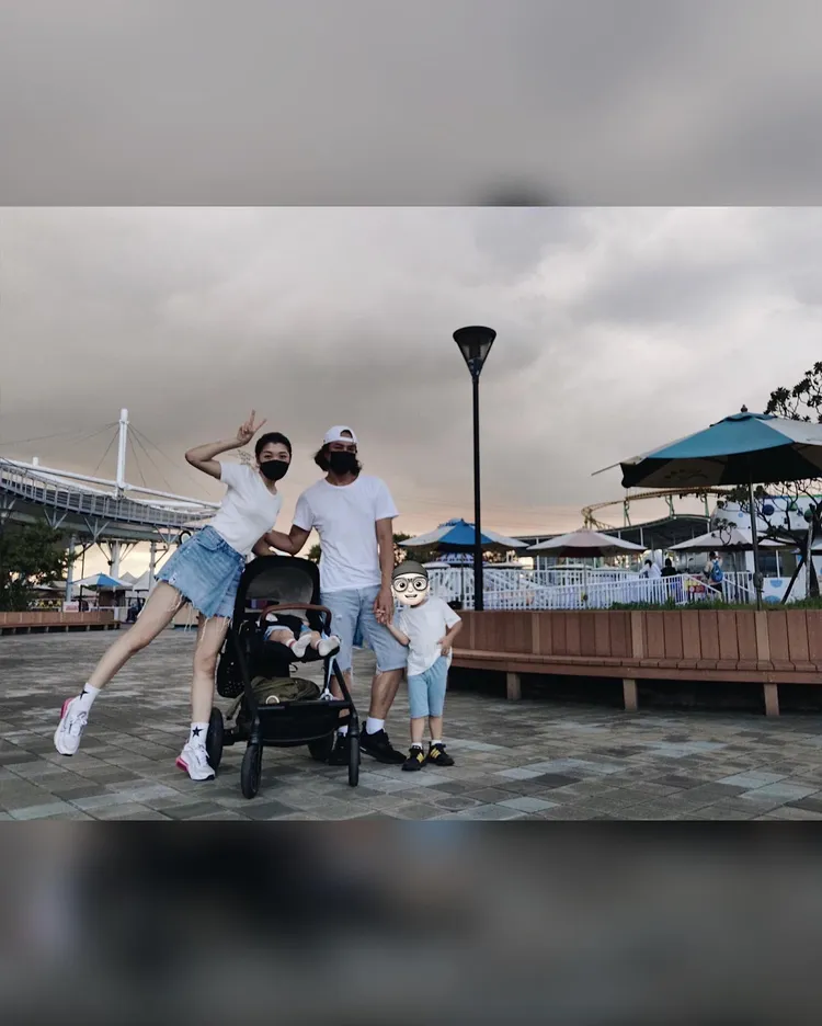 小安和莊凱勛育有1子1女。翻攝小安臉書