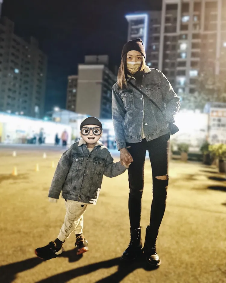 小安透露有陣子比較忽略兒子馬斯。翻攝小安臉書