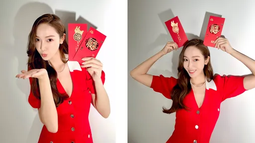 「少女時代」潔西卡紅吱吱拜年 接地氣討紅包