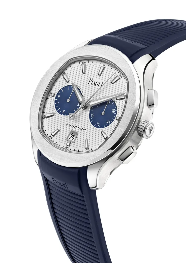 伯爵Polo精鋼計時碼錶，53萬元。品牌提供