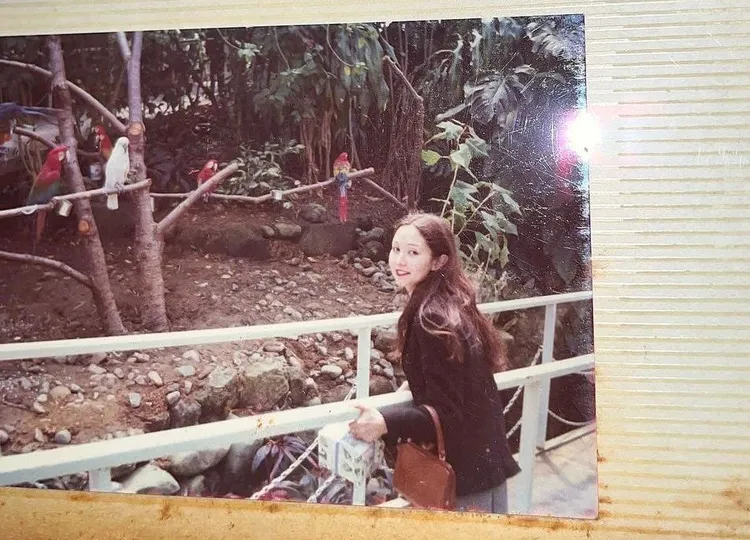 從老舊照片上，仍能看出小模mirei祖母50年前的驚人美貌。翻攝自IG to.mirei