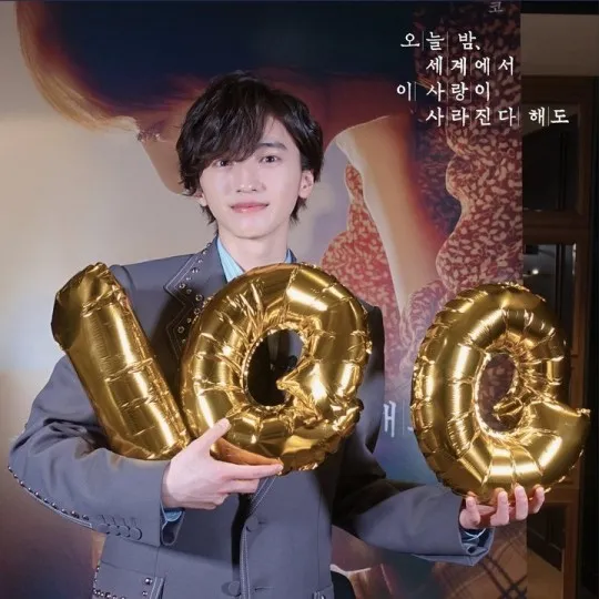 道枝駿佑主演的電影《即使，這份戀情今晚會從世上消失》在韓國觀影人數衝破100萬人次。翻攝newsis