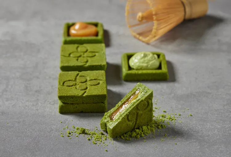 京都宇治抹茶夾心餅乾。66Cheesecake提供