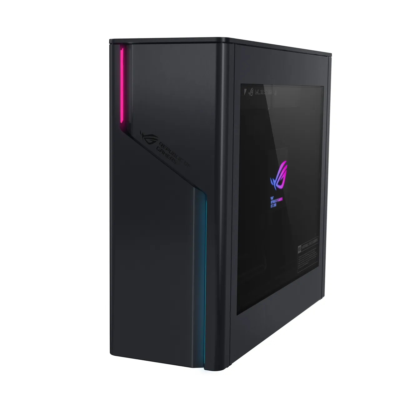 ROG Strix G22CH電競桌機體積小巧。業者提供