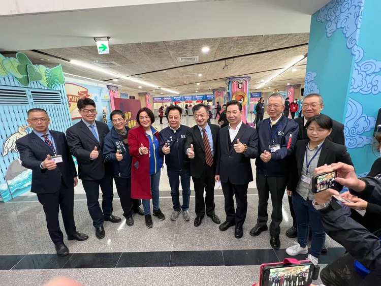 陳玉珍表示首航過程十分順利。蔡宇凌攝