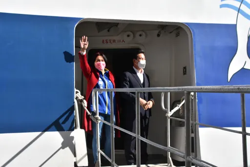 小三通復航 陳玉珍:兩岸春暖花開的日子來臨