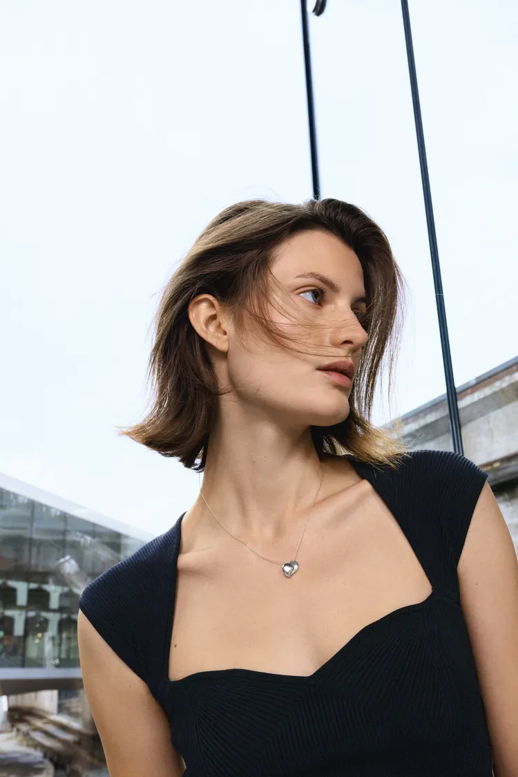 喬治傑生之心純銀墜鍊，5500元。品牌提供