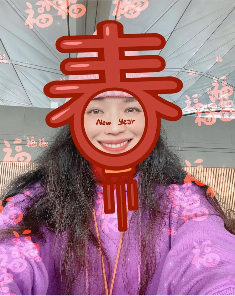 舒淇向粉絲拜年。翻攝舒淇IG