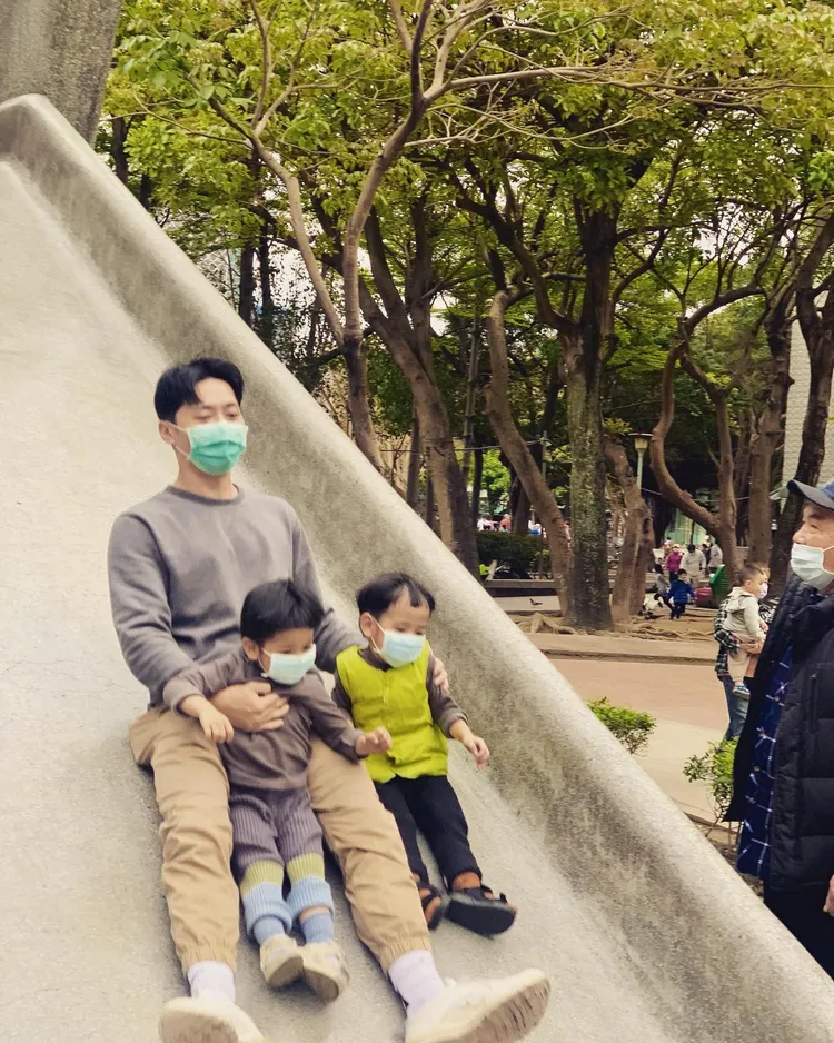 馬俊麟私下是稱職奶爸。翻攝馬俊麟臉書