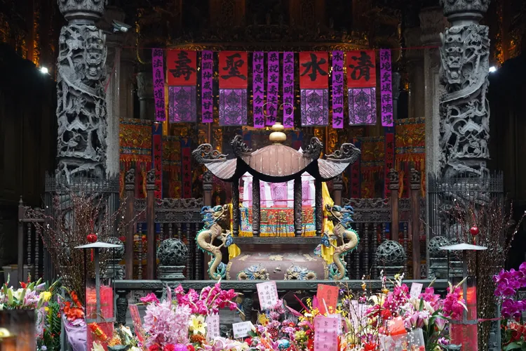 三峽長福巖清水祖師聖誕祭典。文化局提供