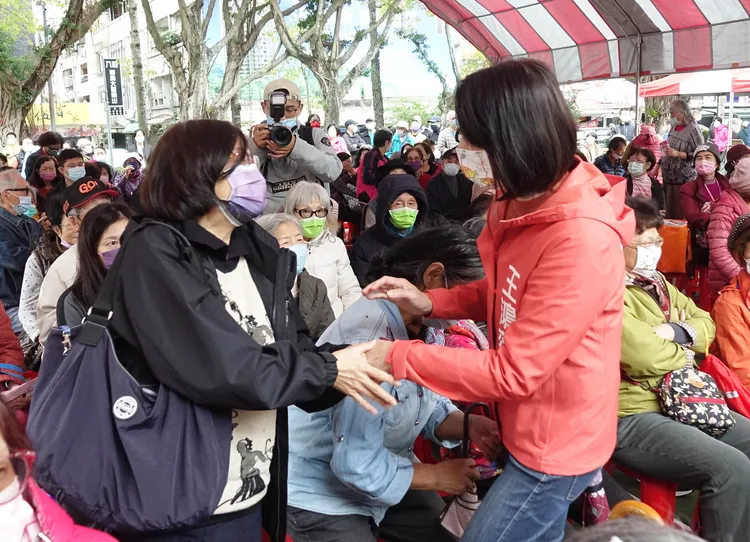 王鴻薇出席新春親子嘉年華。鄭孟晃攝