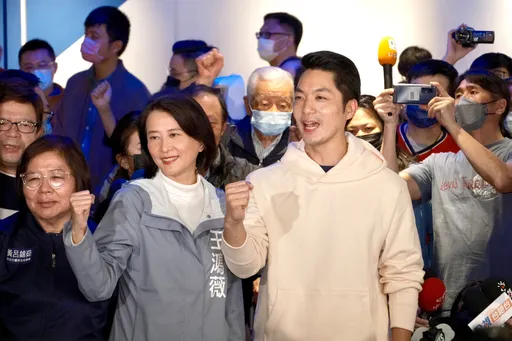 順利接棒!蔣萬安賀王鴻薇當選立委 「她在中央、我在地方全面服務」