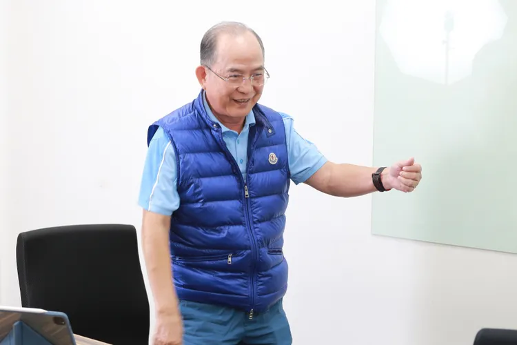 陳益世認為，人生不是追求完美，是追求一個圓滿。朱世閎攝