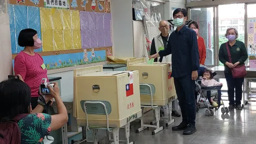 民進黨今天補選主席 陳其邁呼籲踴躍投票參與民主