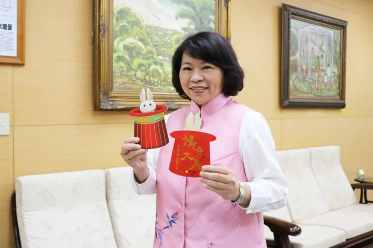 開運小紅包別具巧思，大年初一限定。嘉市府提供