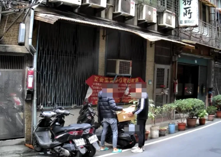 謝男手下的小弟運送毒品。翻攝畫面