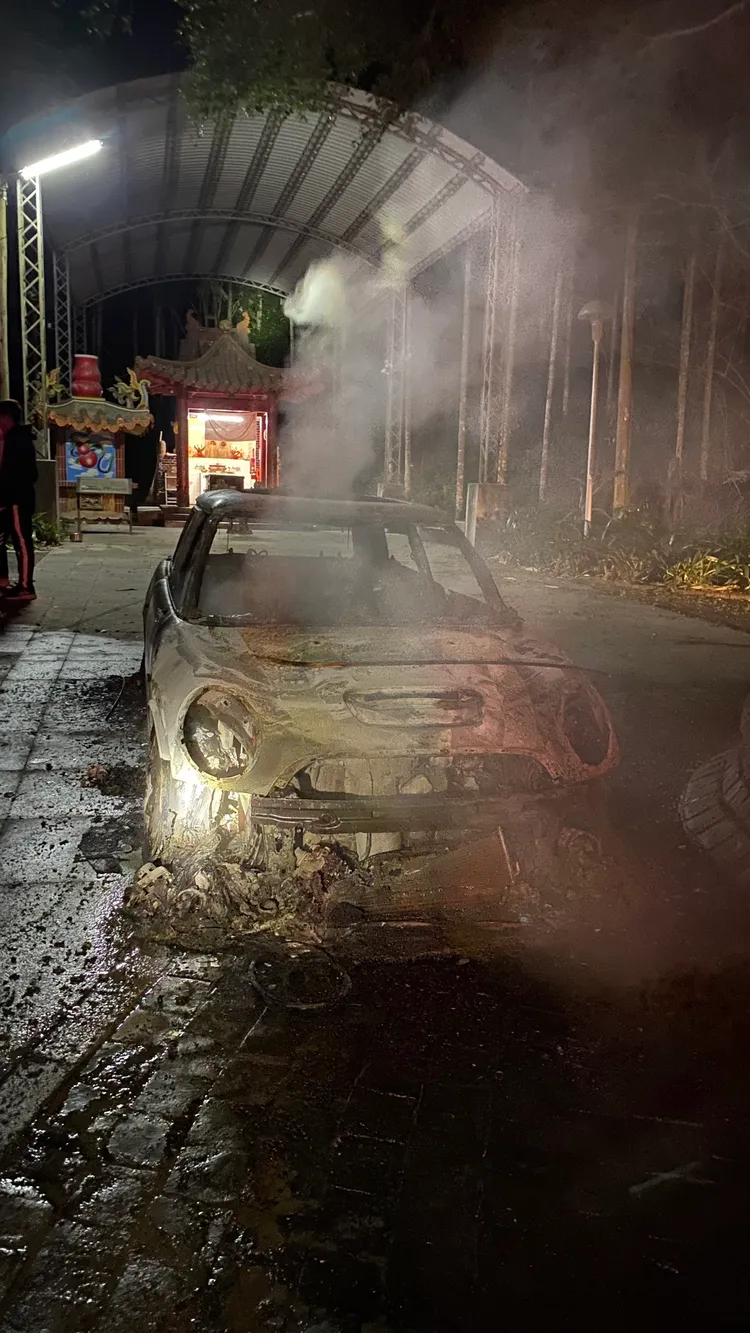 案發地點在一處專門奉祀無主孤魂野鬼的有應公廟前。民眾提供