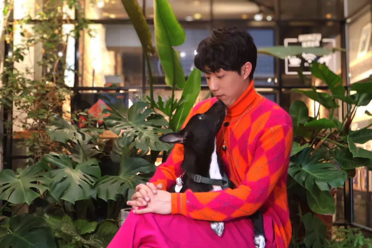 蔡凡熙直言現在把愛都給了Amo。陳明中攝