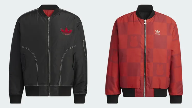 男款兩面穿飛行員夾克，6600元。品牌提供