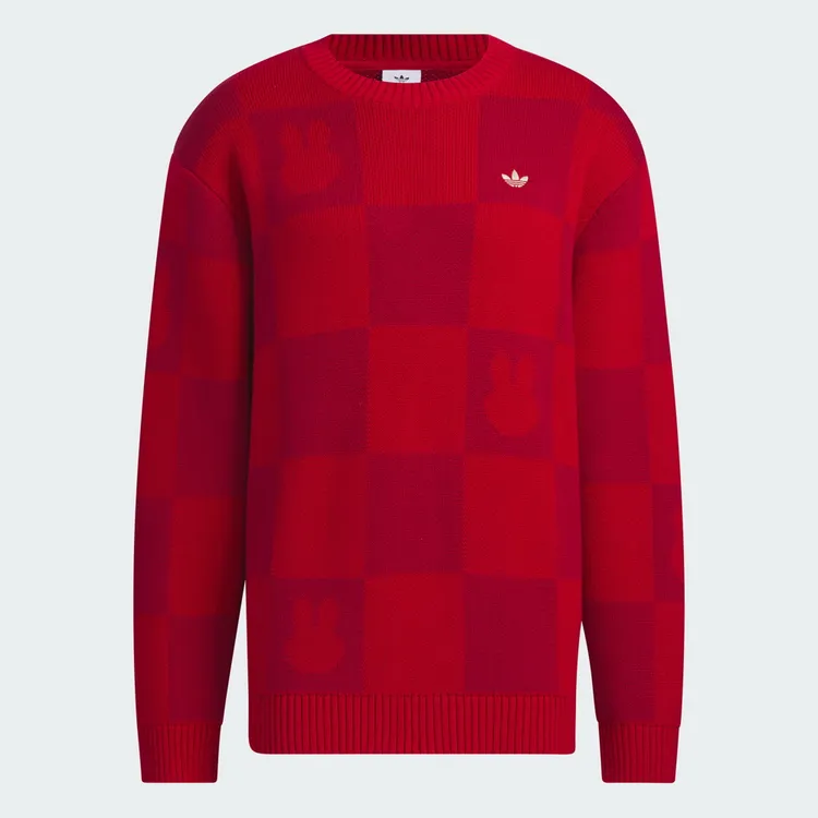 Miffy紅色格紋針織衫，4690元。品牌提供