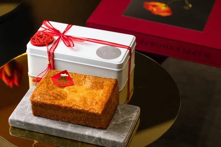 《SS Pâtisserie夏・精品甜點》的福兔旺來 鳳梨酥禮盒，主打法式鳳梨酥，售價488元。業者提供