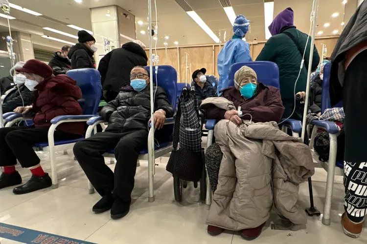 中國老年人是此波疫情擴散受害最嚴重的族群。美聯社