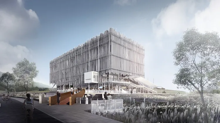 美術館未來完工圖。新北市府提供