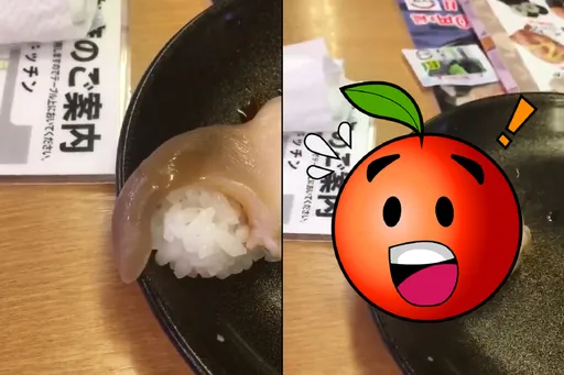 迴轉壽司「貝肉還在蠕動」 網讚「真•超新鮮」仍驚:吞不下去