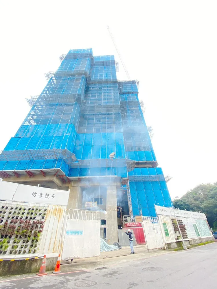 興隆社宅D區預計今年底完工。市府提供