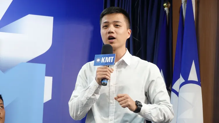 國民黨副發言人陳暉批評，管碧玲身為敗選團隊成員，卻可以高升，難道這就是民進黨的檢討成果嗎？莊宗達攝