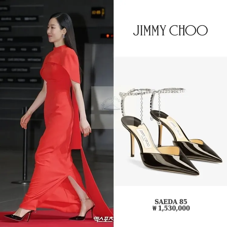 徐玄振所搭配的英國鞋履品牌JIMMY CHHO經典Seada高跟鞋。翻攝kdrama_fashion IG