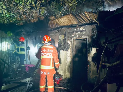 大年初三傳憾事!台中烏日民宅火警 獨居男被燒到見骨慘死