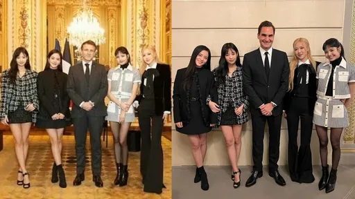 BLACKPINK太強大!一口氣集郵法國總統、費德勒